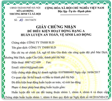Xin cấp giấp phép lao động